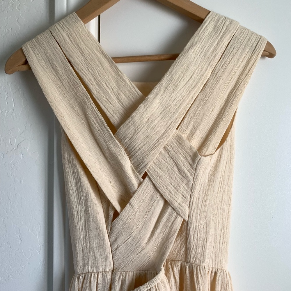 NWT // EVIDNT Los Angeles crisscross back dress